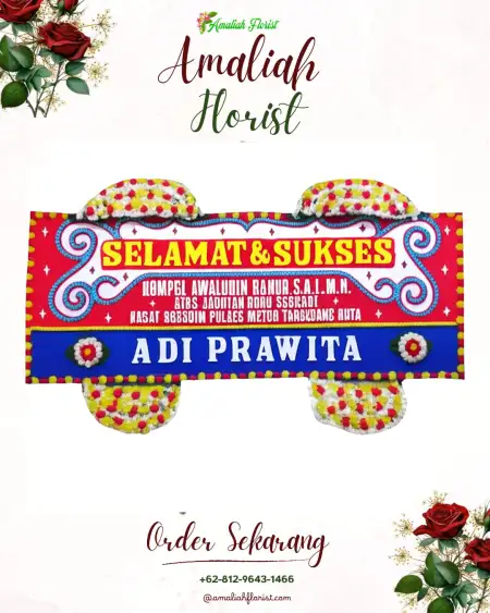 Papan Bunga Ucapan Selamat Rajamandala